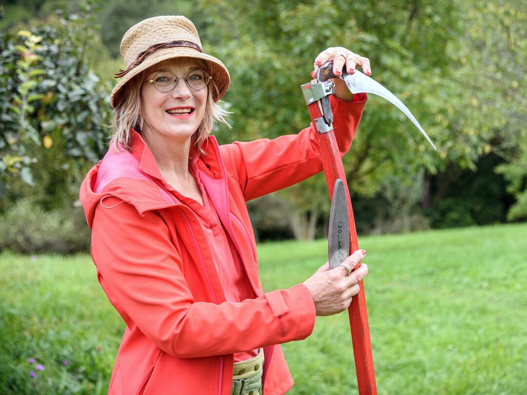 Edda Ryser, zertifizierte Sensenlehrerin,&nbsp;Begr�nderin von M�hditation�