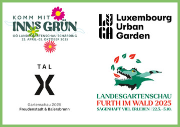 2025: Zwei Landesgartenschauen in Deutschland, eine Gartenschau in Obersterreich und eine in Luxemburg