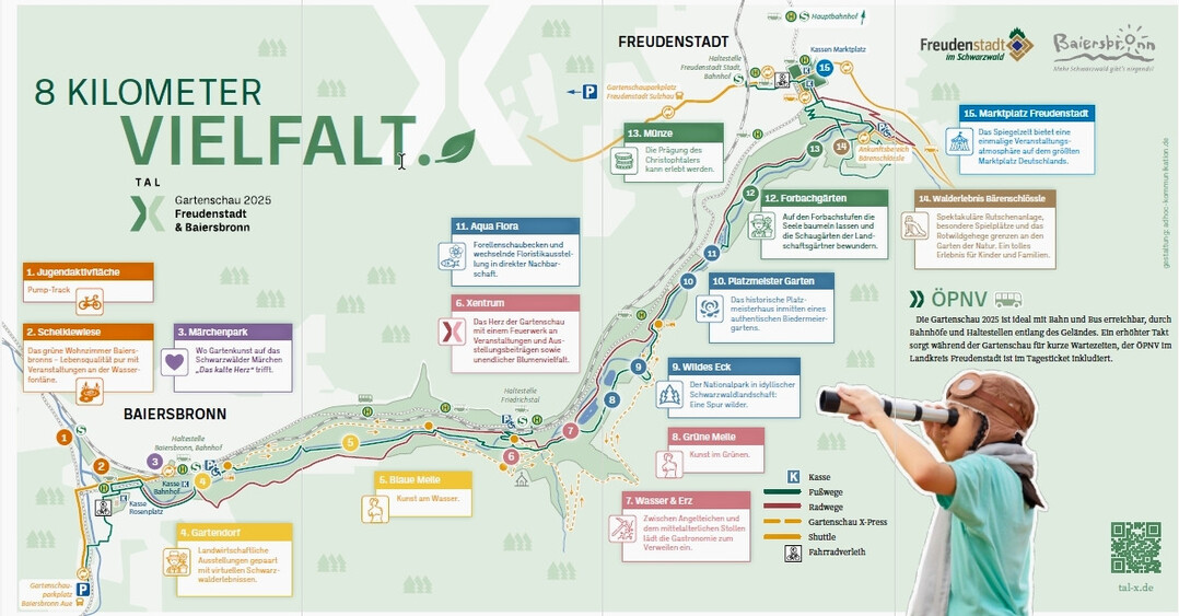 Tal X  Gelndeplan im berblick