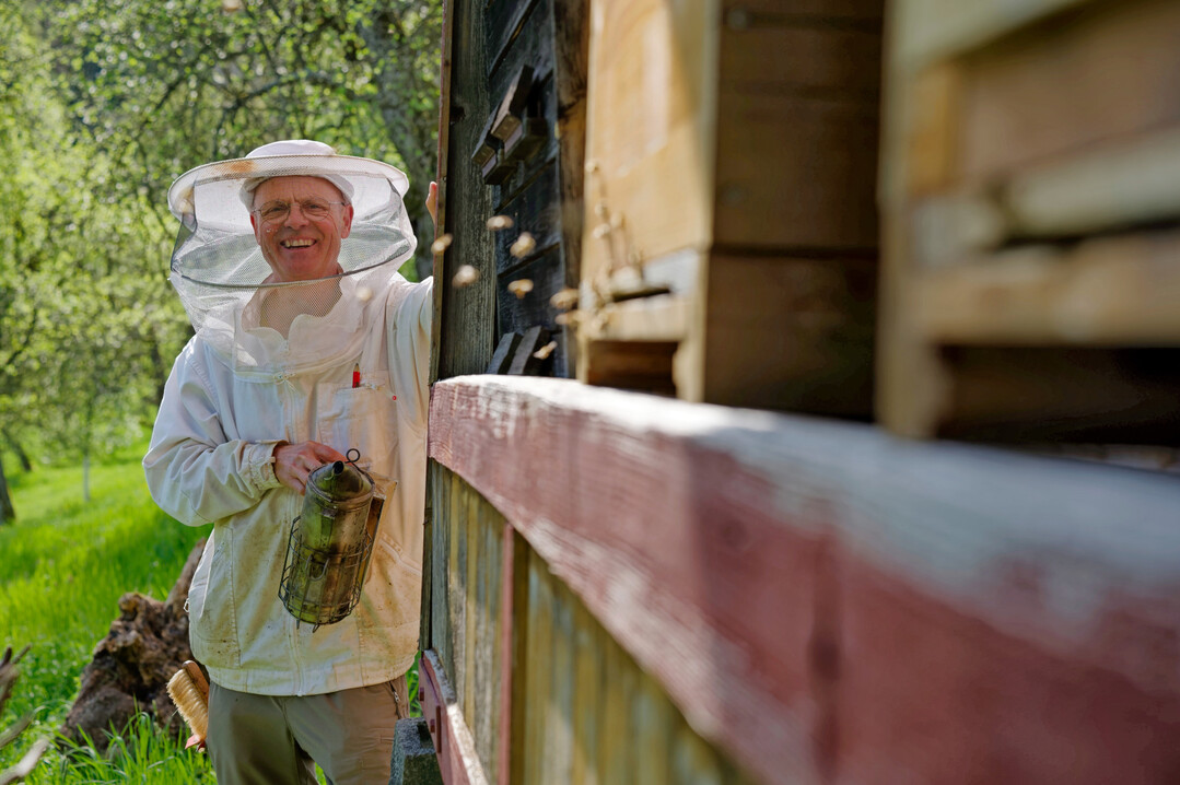 Michael Staudenmaier ist mit Leib und Seele Imker