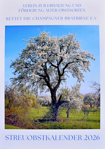 Titelblatt des Streuobstkalenders 2026