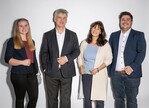 (von links) Anika Stollsteimer (B Sc.), Prof. Dr. Ralph Scheubrein, Prof. Dr. Martina Boehm, Lukas Kugele (M. Sc.)
