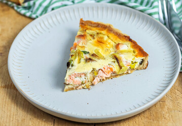 Lachs-Lauch-Quiche