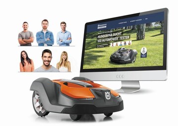 Bis Ende Mrz kann man sich fr die Husqvarna Automower Testaktion bewerben.