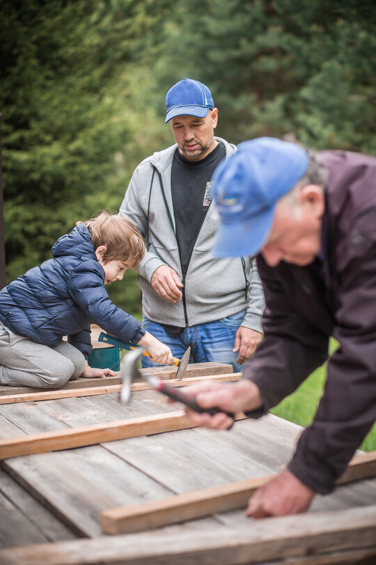 In Workshops können Mitglieder untereinander Wissen und Fähigkeiten weitergeben. Das verbindet und fördert nebenbei eine generationsübergreifende Gesprächskultur