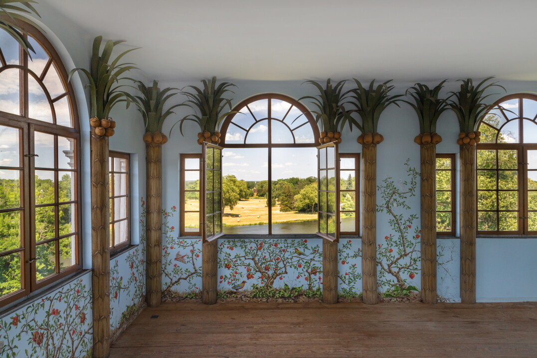 Belvedere im Schloss Wrlitz.