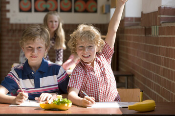 Nur gesund ernhrte Kinder sind in der Schule voll leistungsfhig