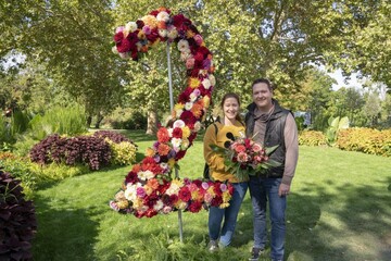 Die zweimillionsten Besucher: Nadine und Fabian Staib