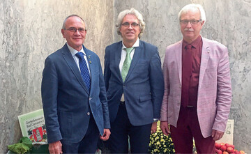 Neues Vorstandsteam: Klaus Herrmann, Olaf Schulze und Uli Warth 