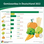 Gemüseanbau in Deutschland 2022.