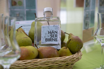 Eine Obstbrand aus der "Hnser Birne"