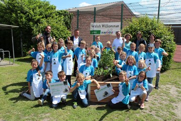 Landgard Schulgarten in der Katharinenschule Straelen, Teilstandort Auwel-Holt, in Straelen erffnet