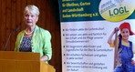 Staatssekretärin Friedlinde Gurr-Hirsch MdL betonte in ihrer Ansprache die langjährige gute Zusammenarbeit mit dem LOGL