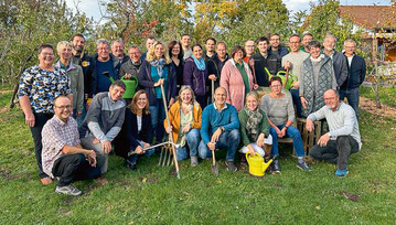 Frohe Gesichter nach der absolvierten Prfung