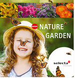 Dieses Poster soll Kunden auf besonders insektenfreundliche Pflanzen aus dem Selecta one-Sortiment aufmerksam machen