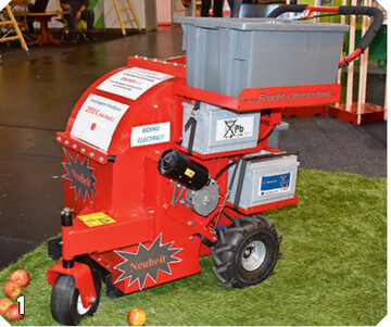 1 Der OB40 von Feucht  die kleinste Obsterntemaschine mit elektrischem Fahrantrieb