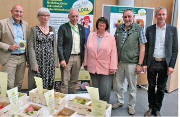 Feierliche Erffnung: (v.l.nr.) Brgermeister Stefan Altenberger, Sabine Schanz-Kollmar (Treffpunkt Baden-Wrttemberg), LOGL-Vizeprsident Gnter Stolz, LOGL-Prsidentin Sigrid Erhardt, Christian Kugler (LOGL-Vorstandsmitglied) und Jochen Haumann MdL.