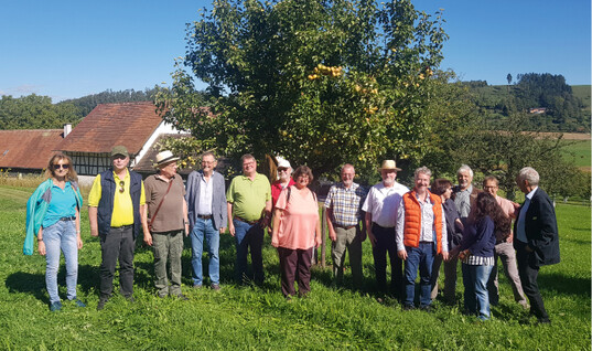 LOGL-Vorstand im Erhaltungsgarten