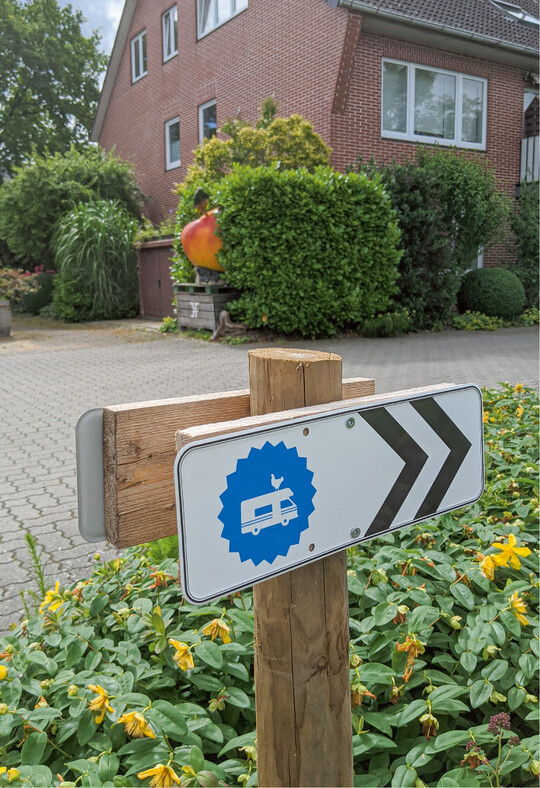 Wegweiser zum Landvergngen