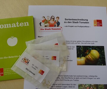 Das Set kann ber den Webshop von ProSpecieRara bestellt werden