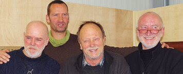 Fr die Organisation und Leitung des Museums zustndig sind (v.l.n.r.) Dr. Reinhard Hemmer, Caesar Scheiner, Dieter Gaimayer und Wolfgang Hundbiss