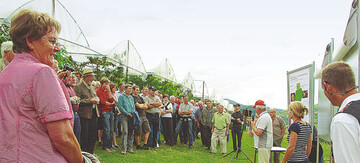 Rund 400 Besucher kamen zur Steinobsttagung
im Basler Hinterland 