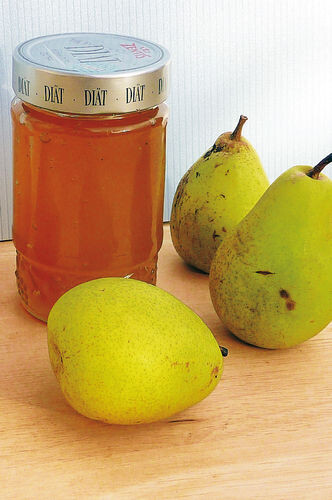 ‘Kaiserbirne mit dem Eichenblatt’ - Goldgelbes Birnengelee - Obst &amp; Garten