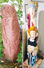 Garten-Kunstwerke wollen geschützt sein