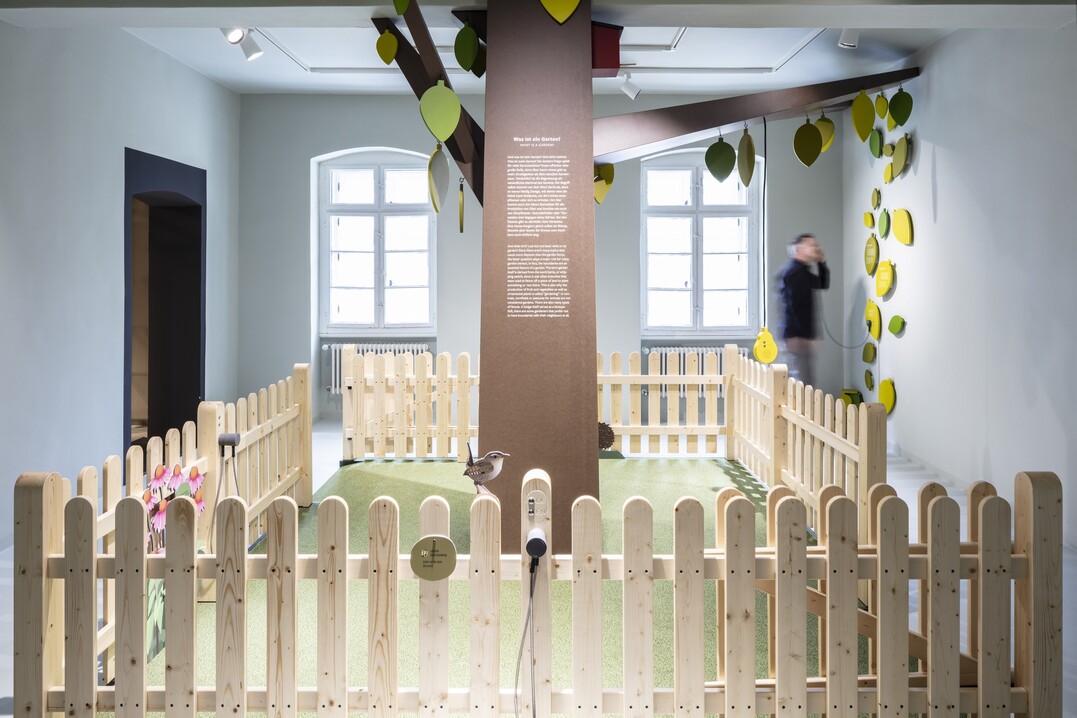 Die Ausstellung stellt u.a. die Frage "Was ist (m)ein Garten?"
